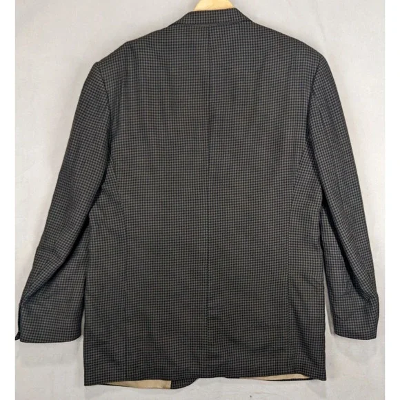 VTG Bachrach 42L Mens Sport Coat Jacket 46" Chest Made In USA - Picture 10 of 12